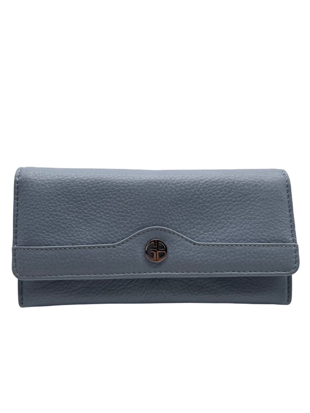 Giani Bernini Chambray Pebble Leather Receipt Wallet